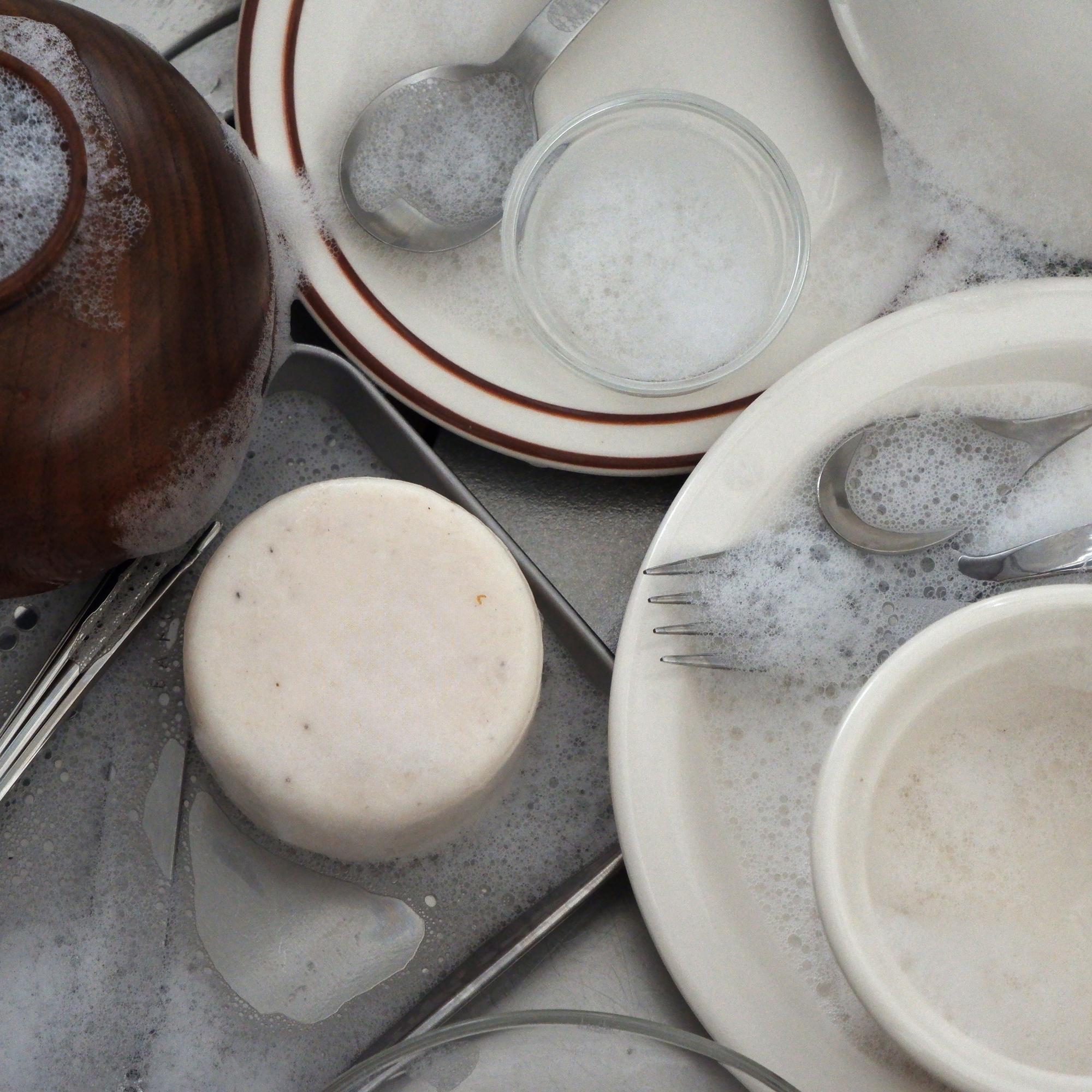 stacked ceramic plates and linen